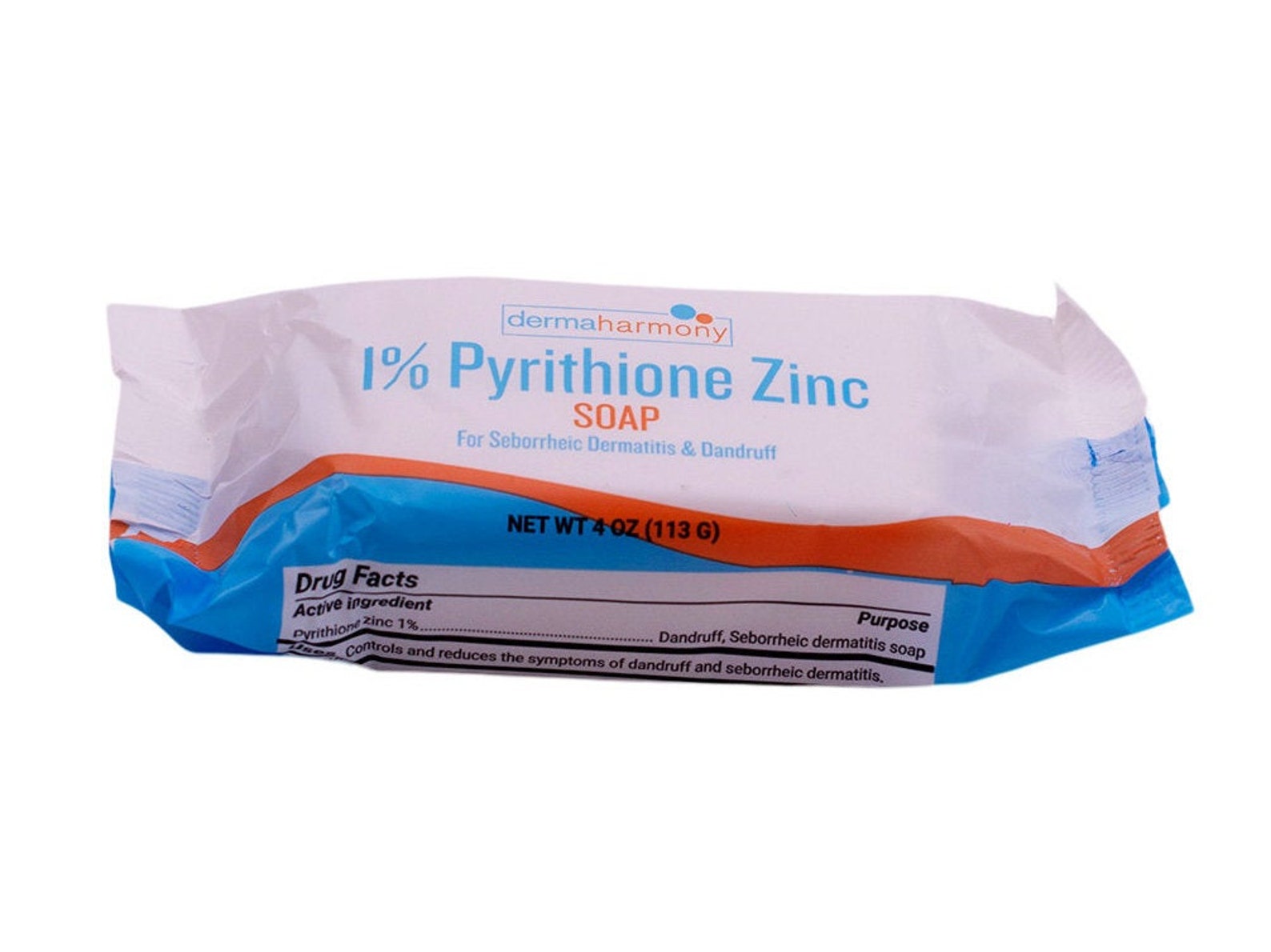 DermaHarmony 1 Pyrithione Zinc ZnP Bar Soap 4 oz Crafted Etsy