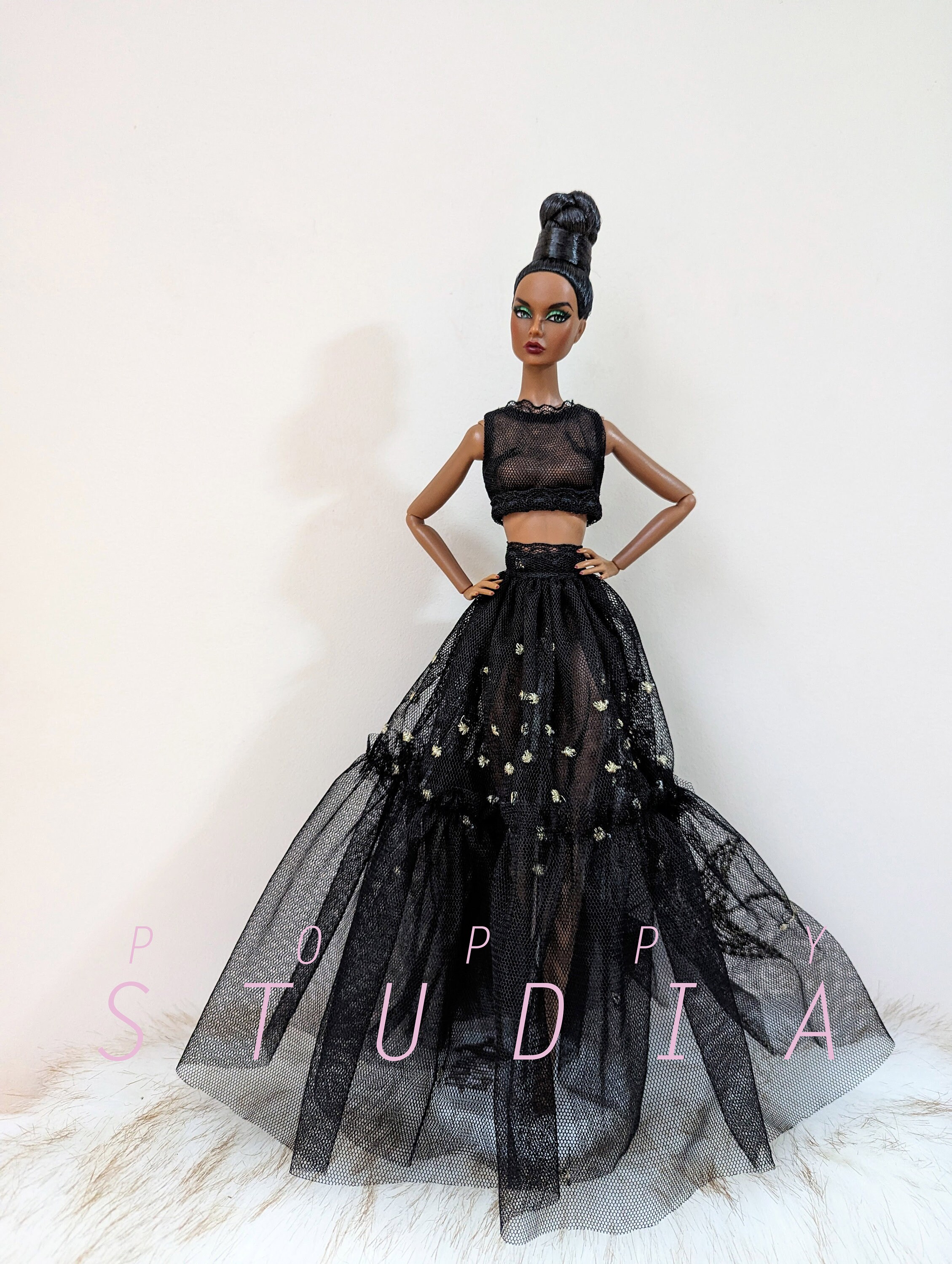 Voila! Black Tulle Party Outfit for Poppy Parker Doll. - Etsy