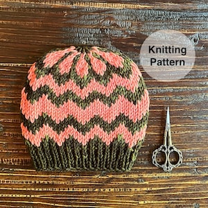 Zig Zaggity Knitting Pattern