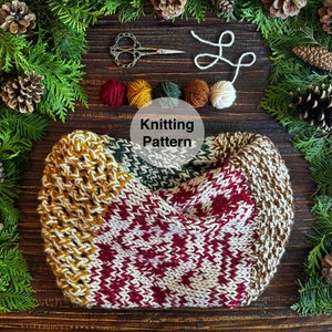 Mix and Marl Cowl Knitting Pattern