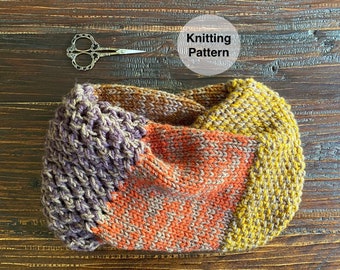 Mix and Marl Cowl Knitting Pattern