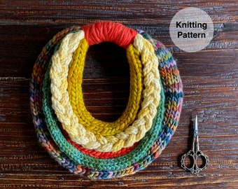 Cozy Cord Cowl Knitting Pattern