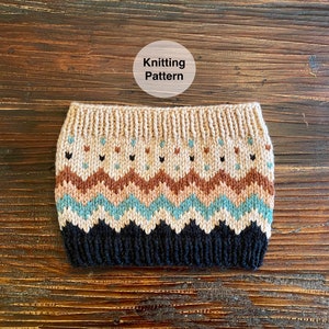 Scraptacular Lite Cowl Knitting Pattern image 1