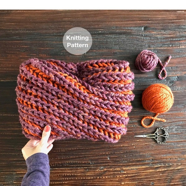Holy Squish Cowl Knitting Pattern