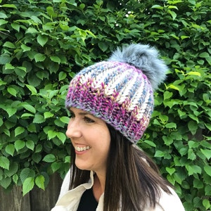 Beeline Beanie Knitting Pattern - Etsy