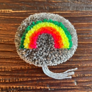 Rainbow Pom Art Tutorial image 3