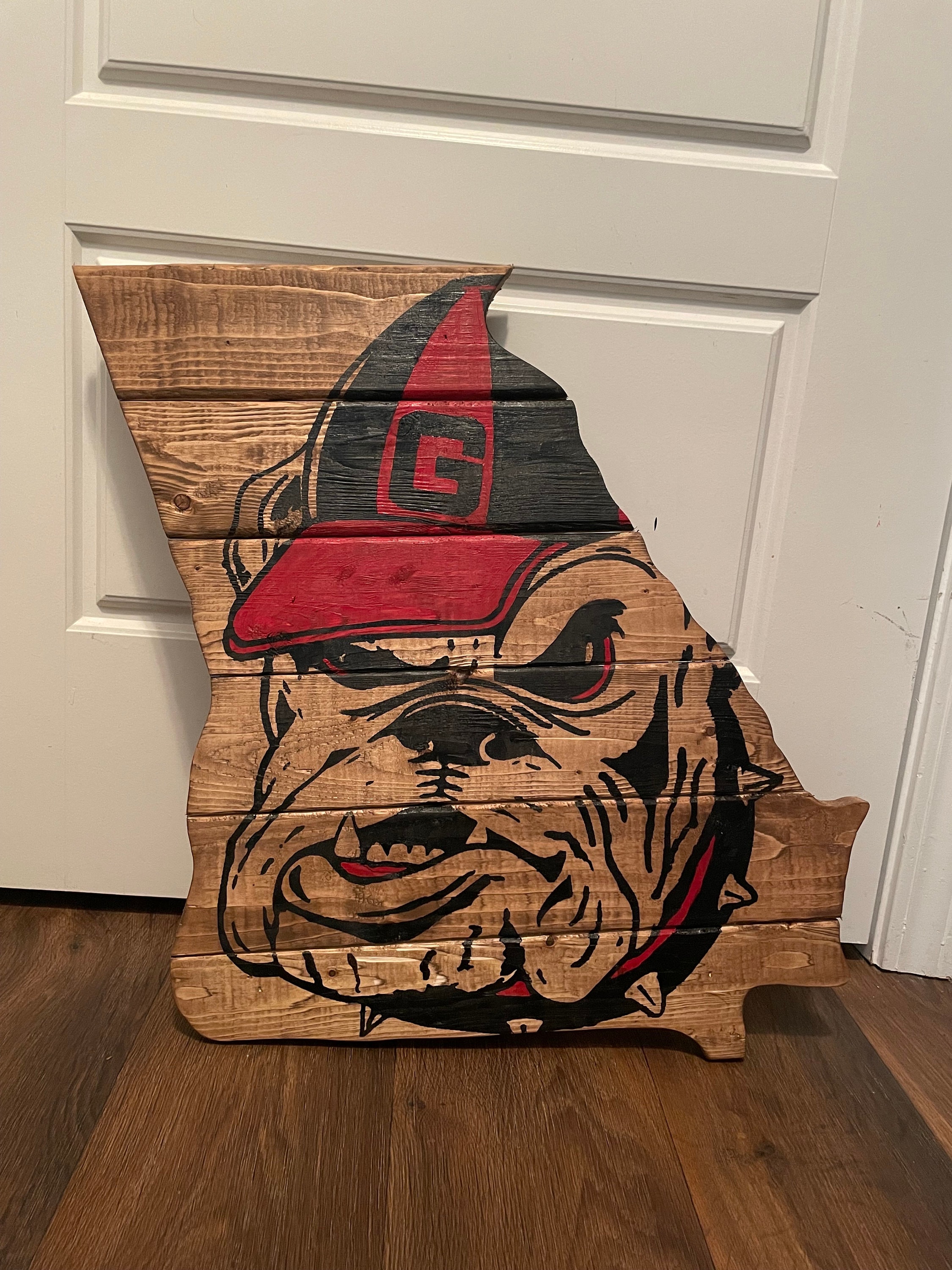 Georgia Bulldogs Wood Sign - Home Sweet Home 6