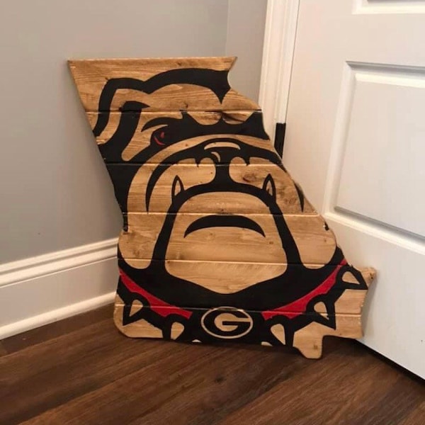Georgia Cut Out Bulldog
