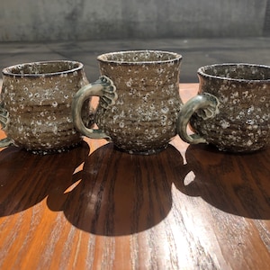 Decorative Brown Speckled Mugs