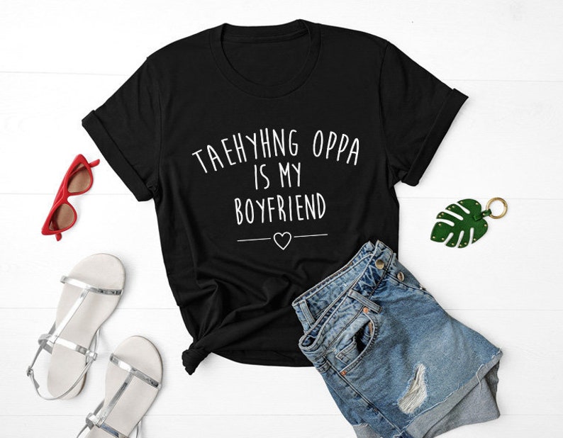 Taehyung Oppa Is My Boyfriend T Shirt Kim Taehyung Shirt V Bts Etsy