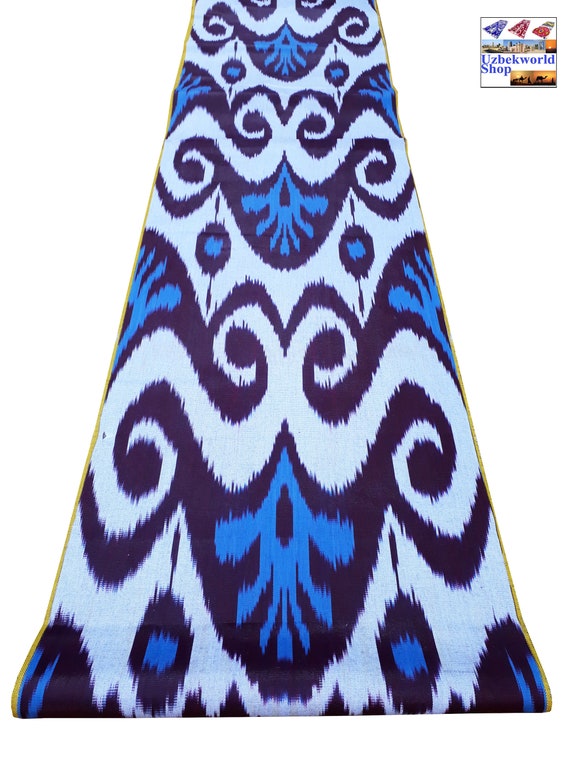 Exclusive 100/% cotton ikat fabric from Uzbekistan 8050