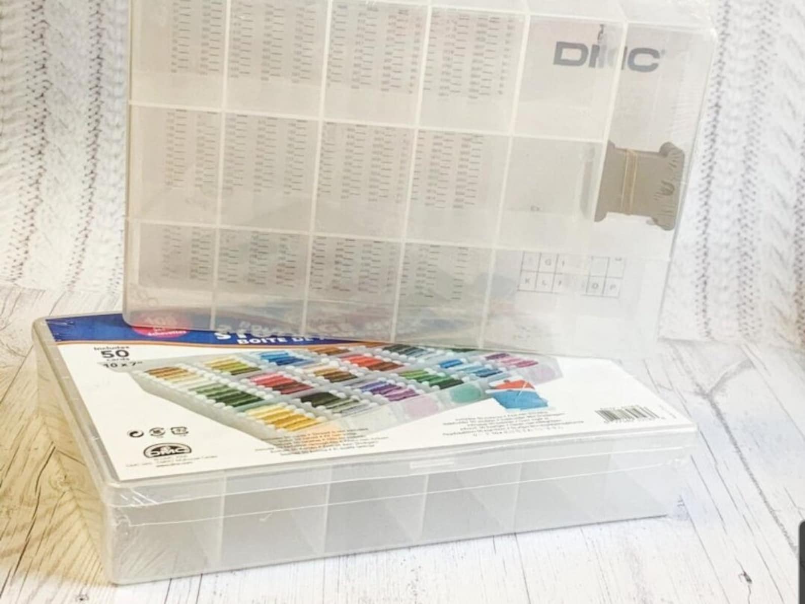 DMC Floss Embroidery Organization System Set: Printed Stitch Organizer