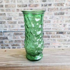 E. O. Brody Co. Green Glass Flower Vase