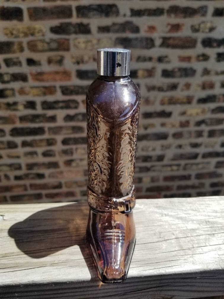 Cowboy Boot Aftershave Bottle From Avon in the Early 1970s. Etsy