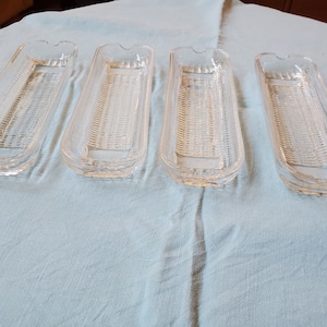 Vintage Corn on the Cob Dishes, Set of 4