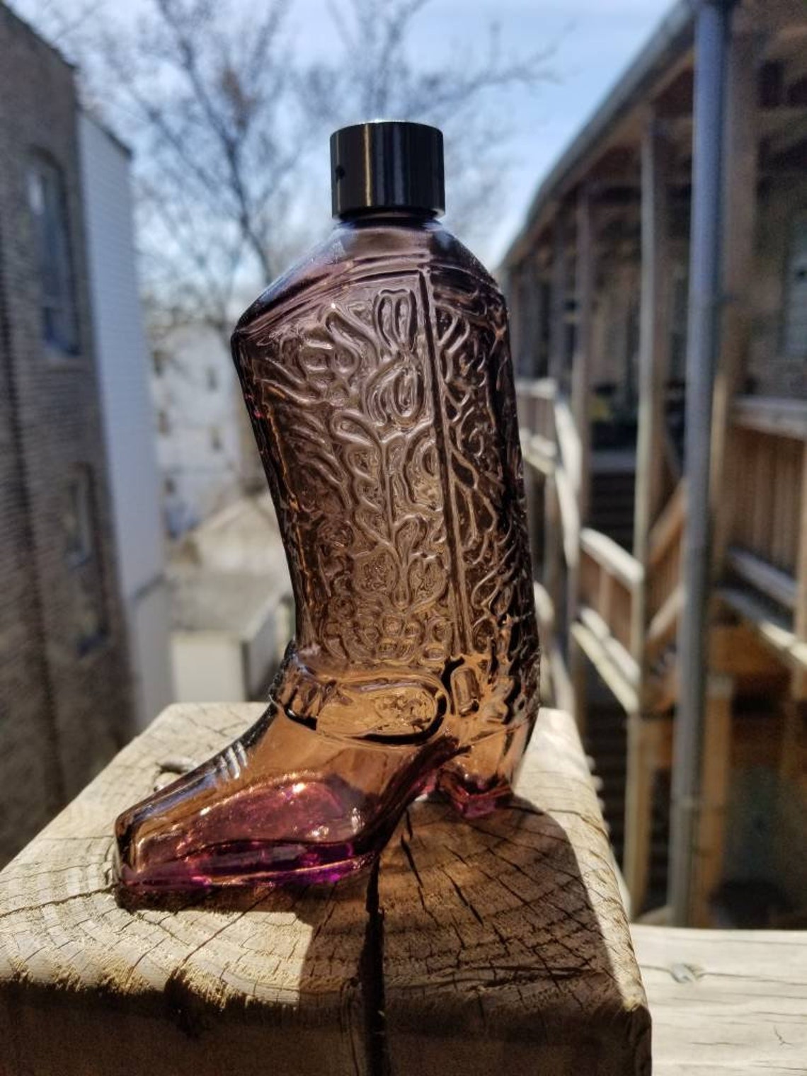 Cowboy Boot Aftershave Bottle From Avon in the Early 1970s. Etsy