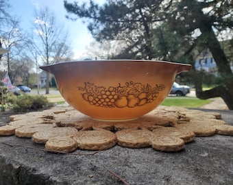 Pyrex Old Orchard 443 2 1/2 Quart, Vintage Pyrex