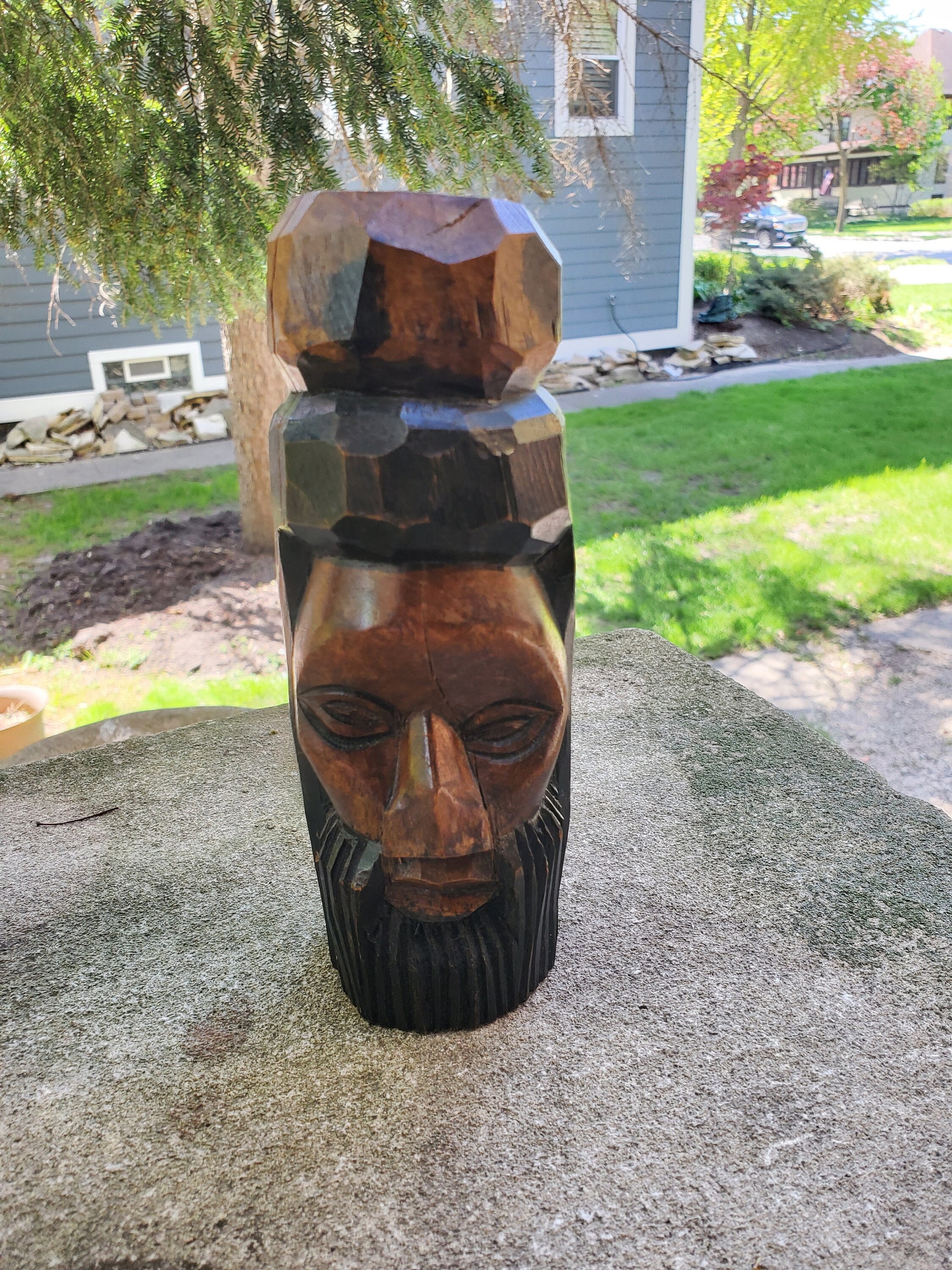 Jamaica wood statue - Etsy 日本