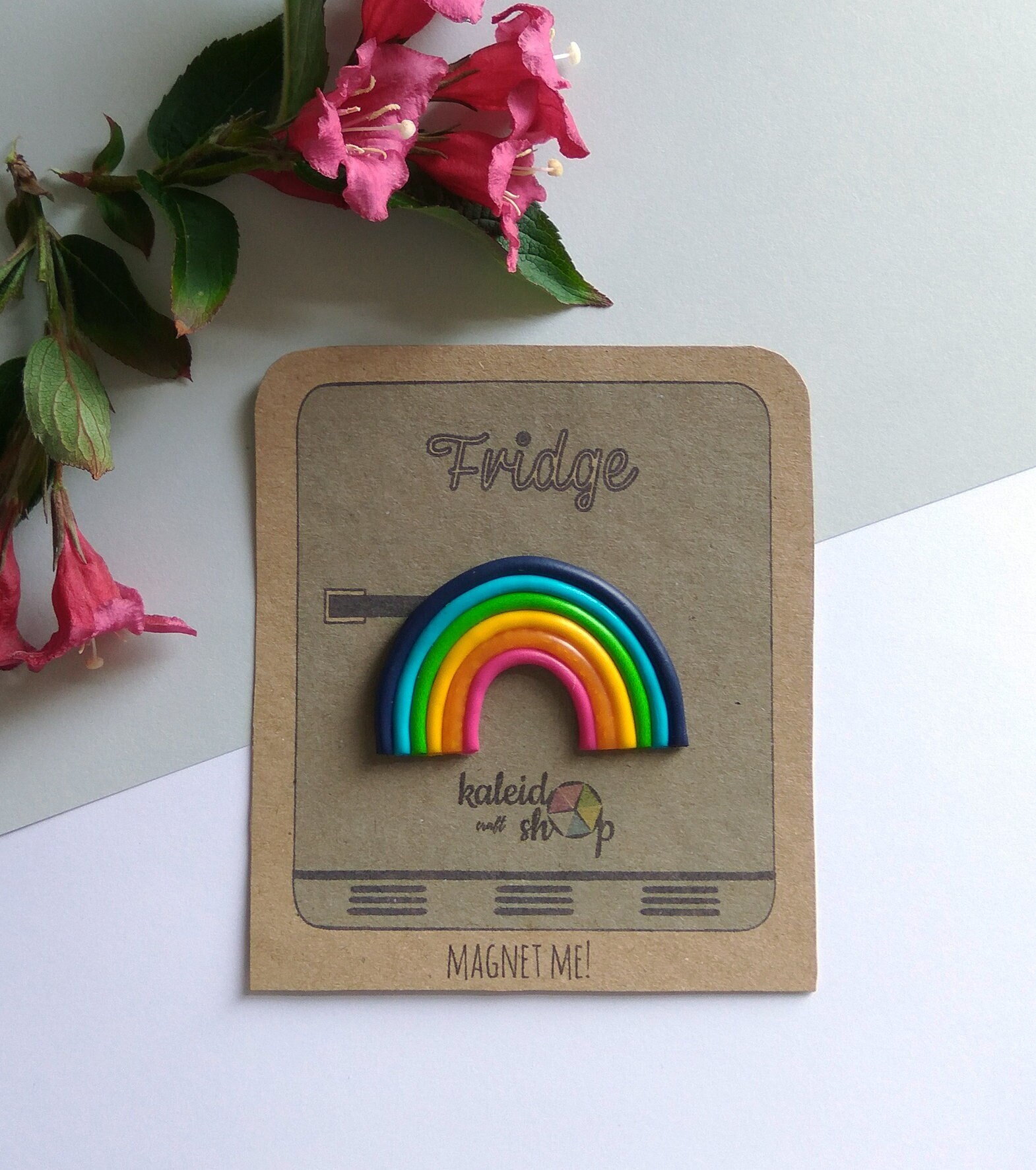 Kitchen & Dining Kitchen Décor Home & Living Clay Rainbow Magnet ...