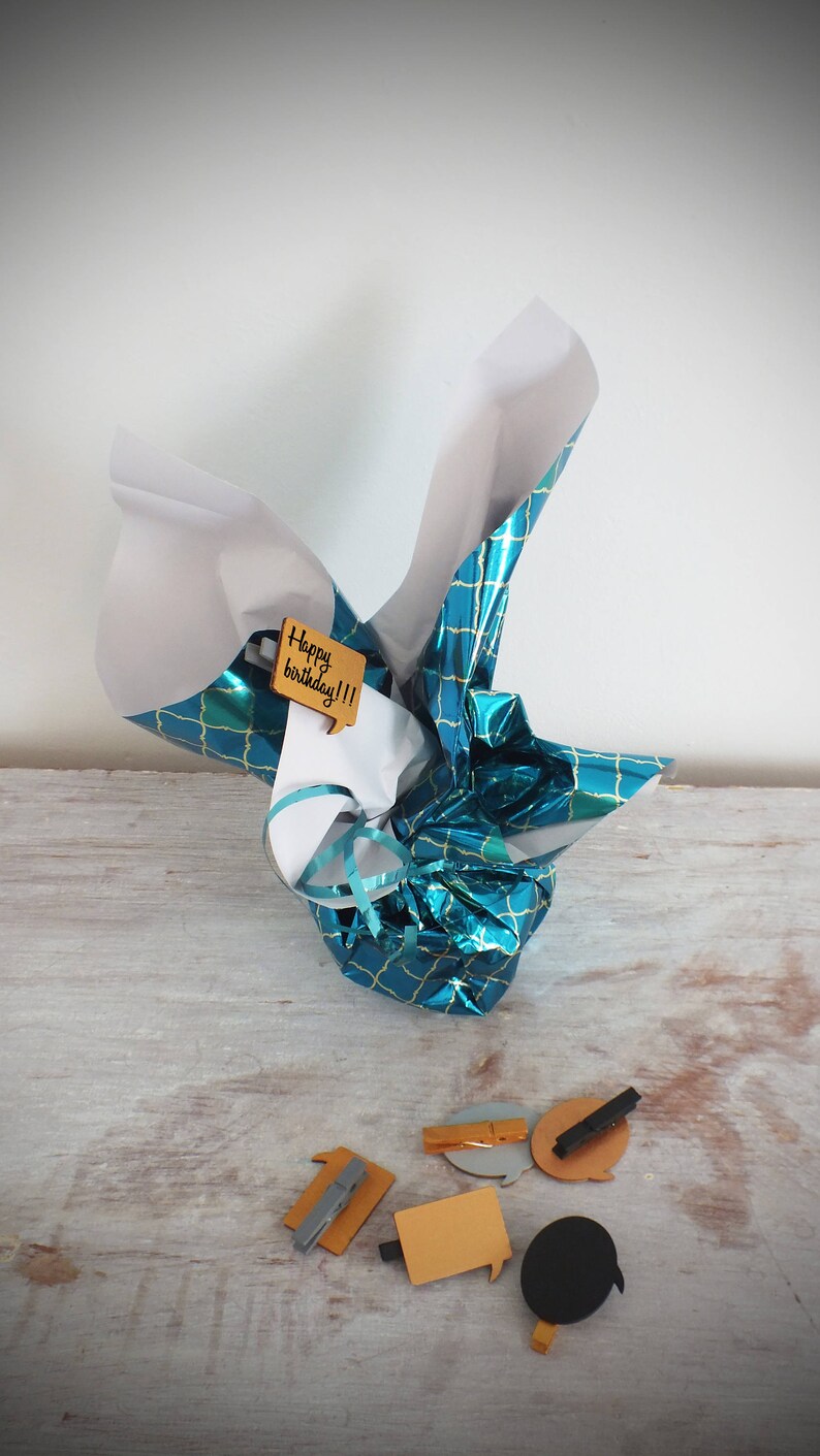 Holz-Sprach-Blasen auf Holzpflöcke als Dekorationen für | Etsy