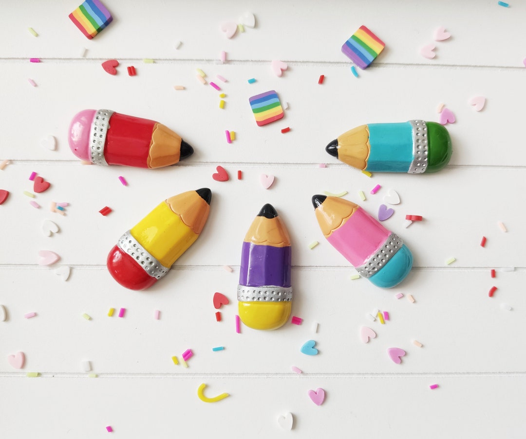 Colored Pencils Resin Fridge Back to School Cute Etsy