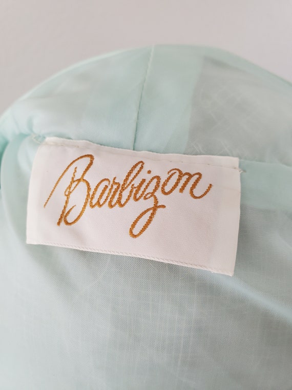 Fabulous 50s or 60s Soft Blue Barbizon Quilted Ny… - image 9