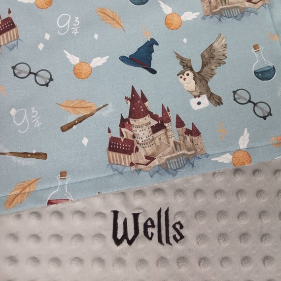 personalized harry potter baby blanket