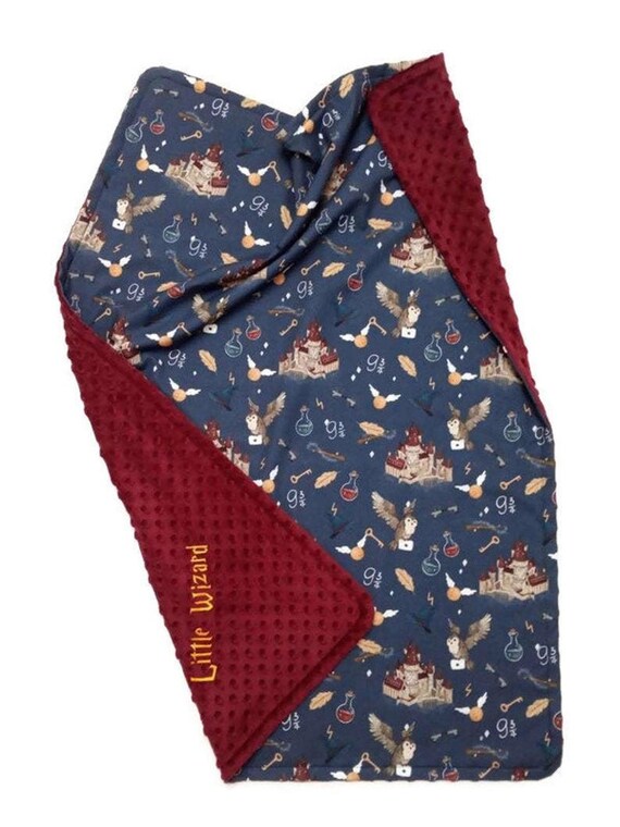 Ecole De Magie Inspire Couverture De Bebe Cadeau Personnalise Etsy