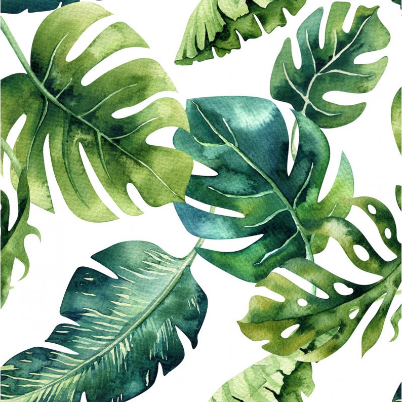 Monstera Jungle Crib Sheets Palms Crib Bedding Fitted Crib Etsy