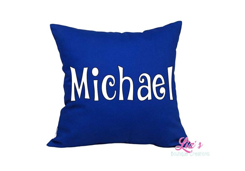 Custom name pillow personalized pillow throw pillow name Etsy