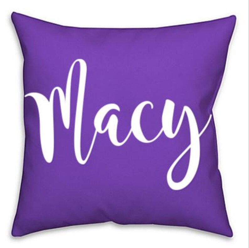 Custom name pillow personalized pillow throw pillow name Etsy