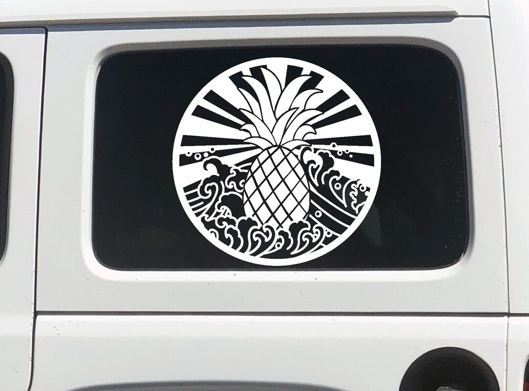 Pineapple Rv Pineapple Vinyl Decal: RV, Car, Window Sticker - Etsy