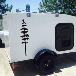 Large Tree RV Vinyl Decal - Pine Tree Vinyl Decal - Tree Sticker - RV Decal - Single Tree