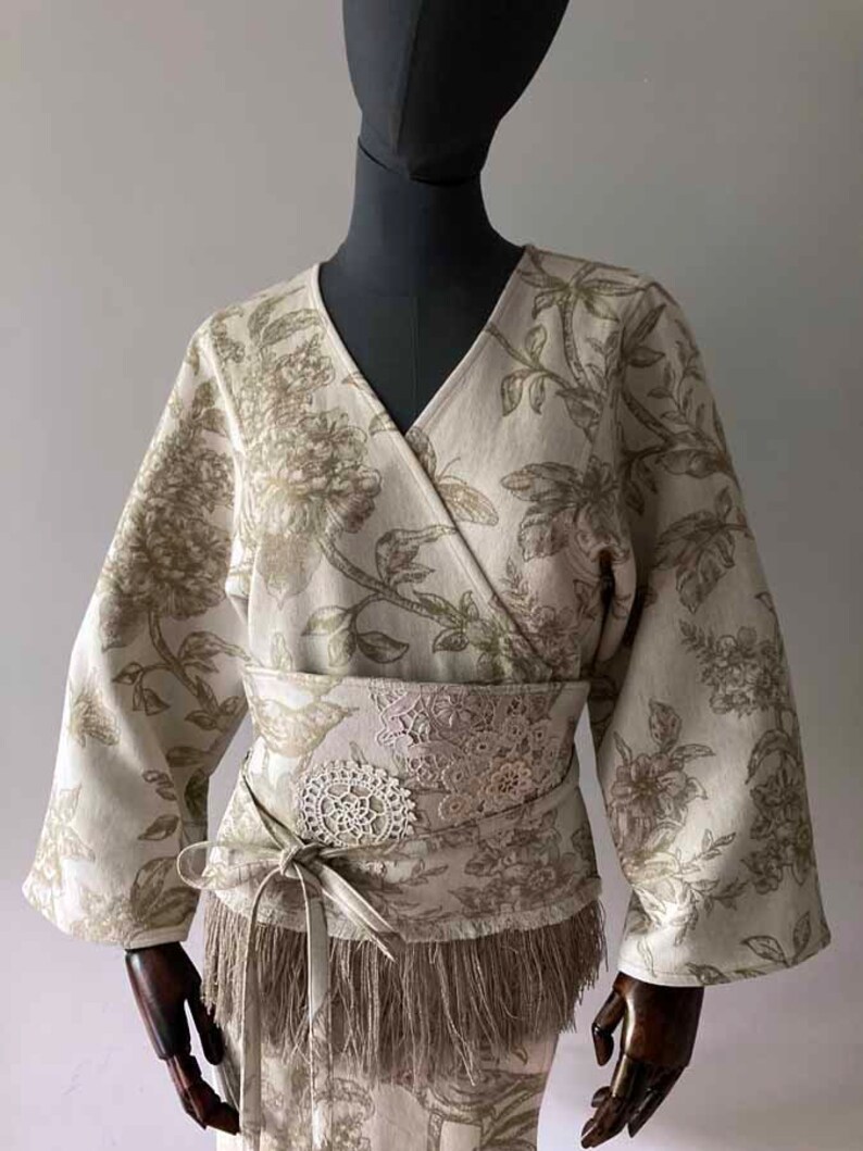 Kimono Baumwolle 100 % Baumwolle, 100% Baumwolle Bild 7