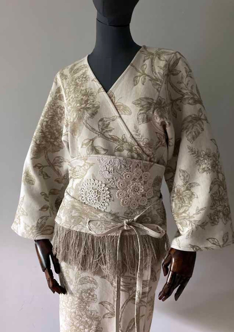 Kimono Baumwolle 100 % Baumwolle, 100% Baumwolle Bild 6