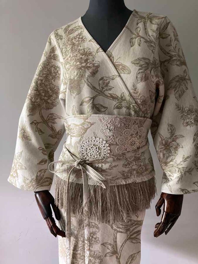 Kimono Baumwolle 100 % Baumwolle, 100% Baumwolle Bild 5