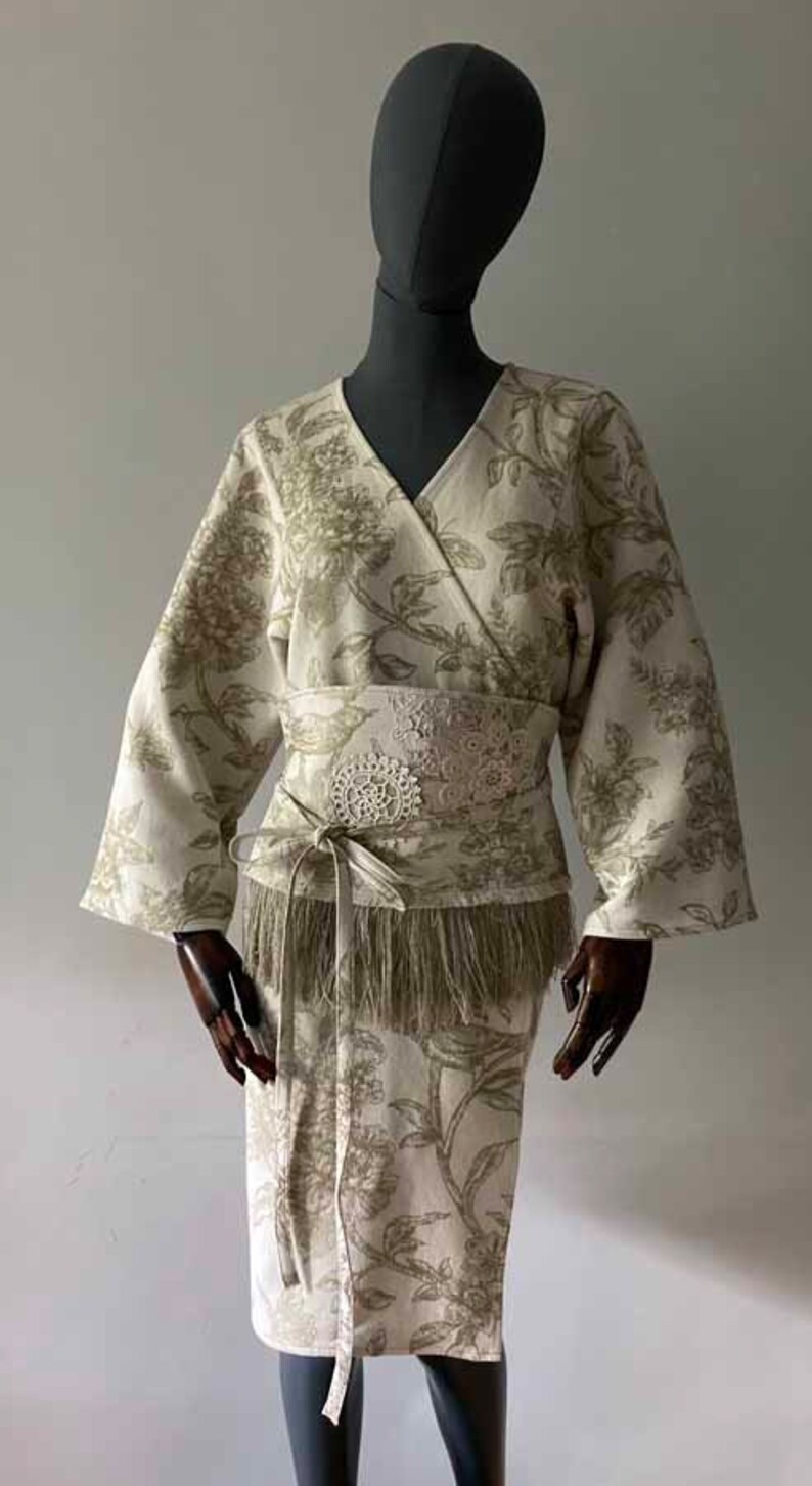 Kimono Baumwolle 100 % Baumwolle, 100% Baumwolle Bild 2