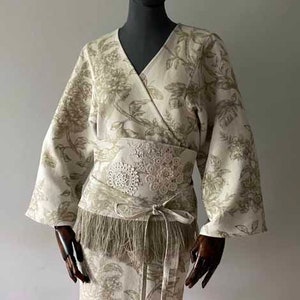 Kimono Baumwolle 100 % Baumwolle, 100% Baumwolle Bild 4