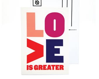 Postales políticas progresistas: El amor triunfa sobre el odio