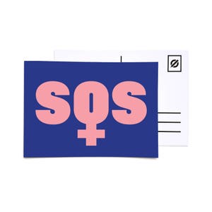 Politische Postkarten / Wähler Postkarten / Feministische Grafiken / Demonstration / Grafische Darstellung