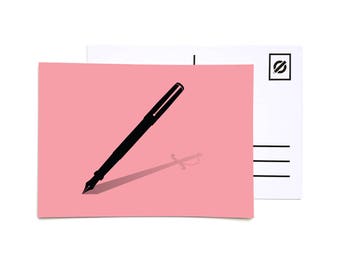 Postales políticas progresistas: Arma preferida