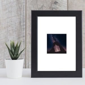 Arches National Park at Night Cross Stitch Pattern