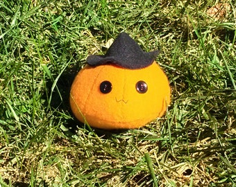 Peluche de sombrero de bruja de calabaza de Halloween