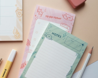 Badass Babe To Do Today List + Notes Notepad (set of 2)