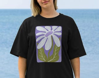 Big Bloom - Women's Oversized Boxy T-shirt