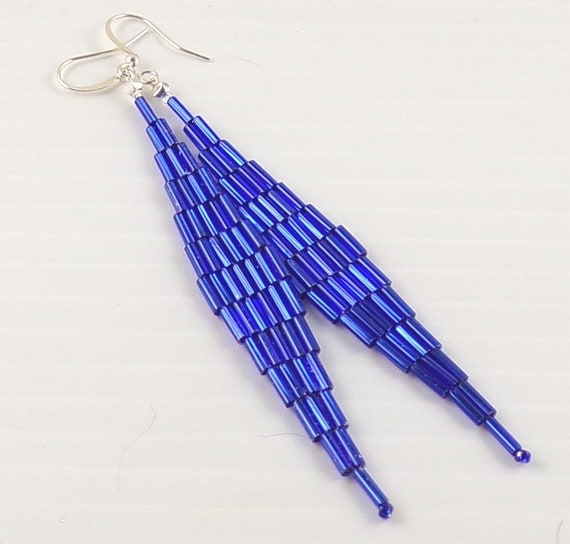 Bugle bead earrings online