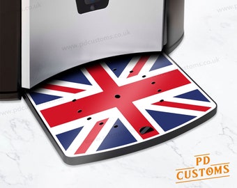 Bandeja de goteo Perfect Draft Pro con bandera Union Jack - Reino Unido Gran Bretaña Bandeja de goteo magnética PerfectDraft Pro de PD Customs - Accesorios Perfect Draft