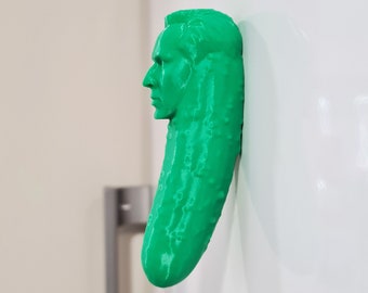 Picolas Cage Fridge Magnet - Nicolas Cage Pickle Meme Funny Home Decor - High Quality 3D Print