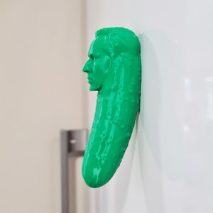 Picolas Cage Fridge Magnet - Nicolas Cage Pickle Meme Funny Home Decor - High Quality 3D Print