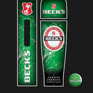 Becks Perfect Draft Magnetic Skin Maxi Magnet – PerfectDraft Skin and Medallions by PD – Magnet, Perfect Draft Skin, PD Medallion